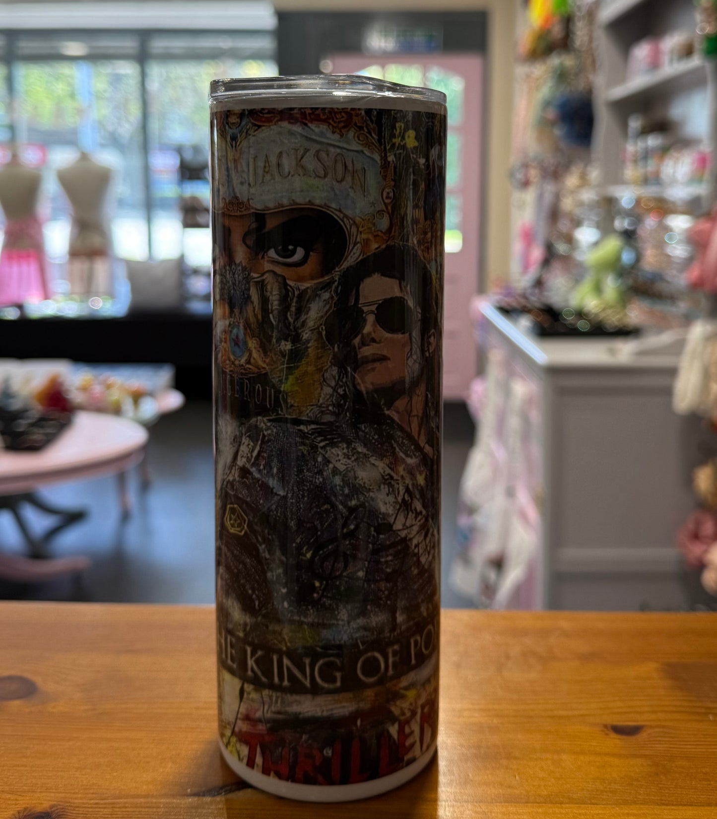 Michael Jackson, 20oz Tumbler, Insulated, Stainless Steel, Hot & Cold use, music