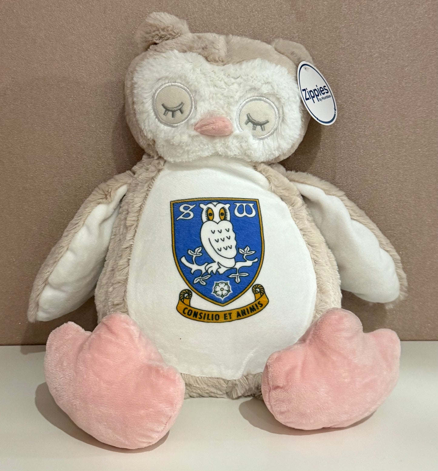 Sheffield Wednesday Owl, Mumbles Bear, Personalised Soft Toy