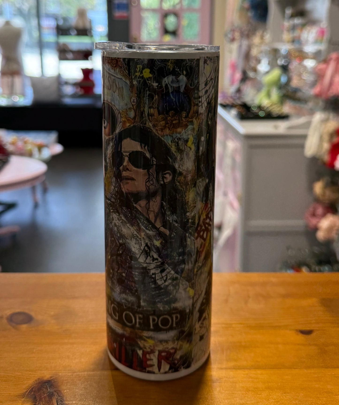 Michael Jackson, 20oz Tumbler, Insulated, Stainless Steel, Hot & Cold use, music