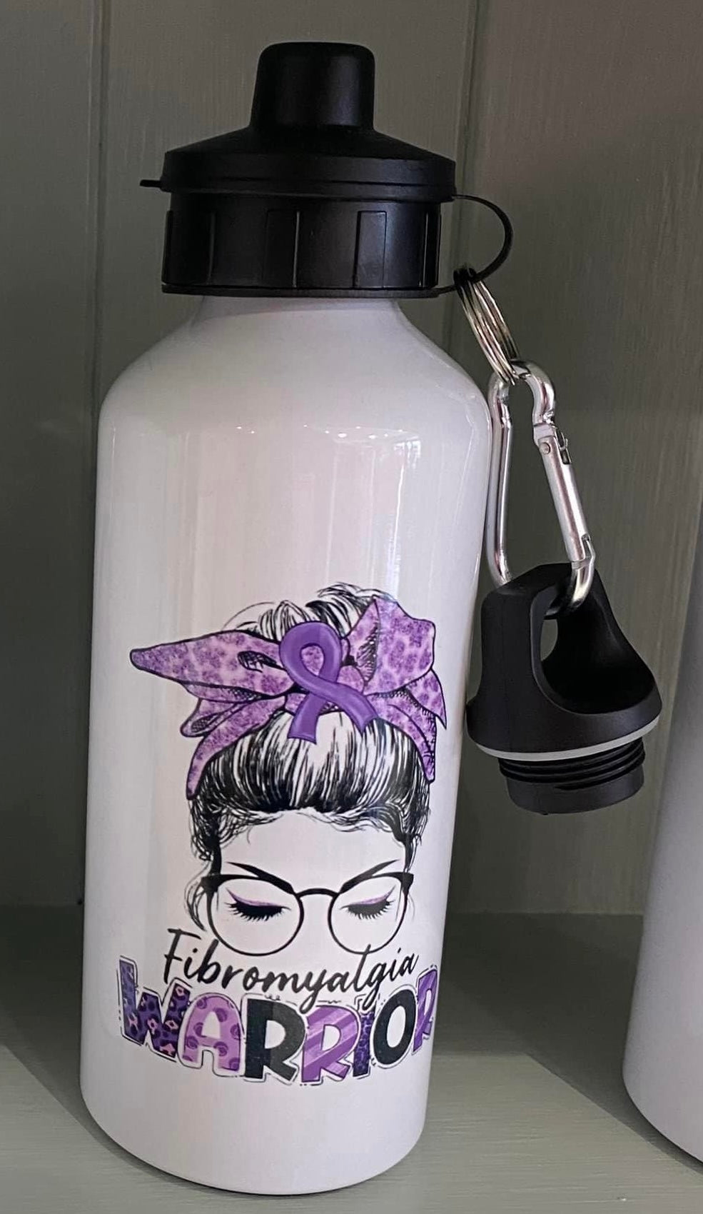 Fibromyalgia Warrior, Water Bottle