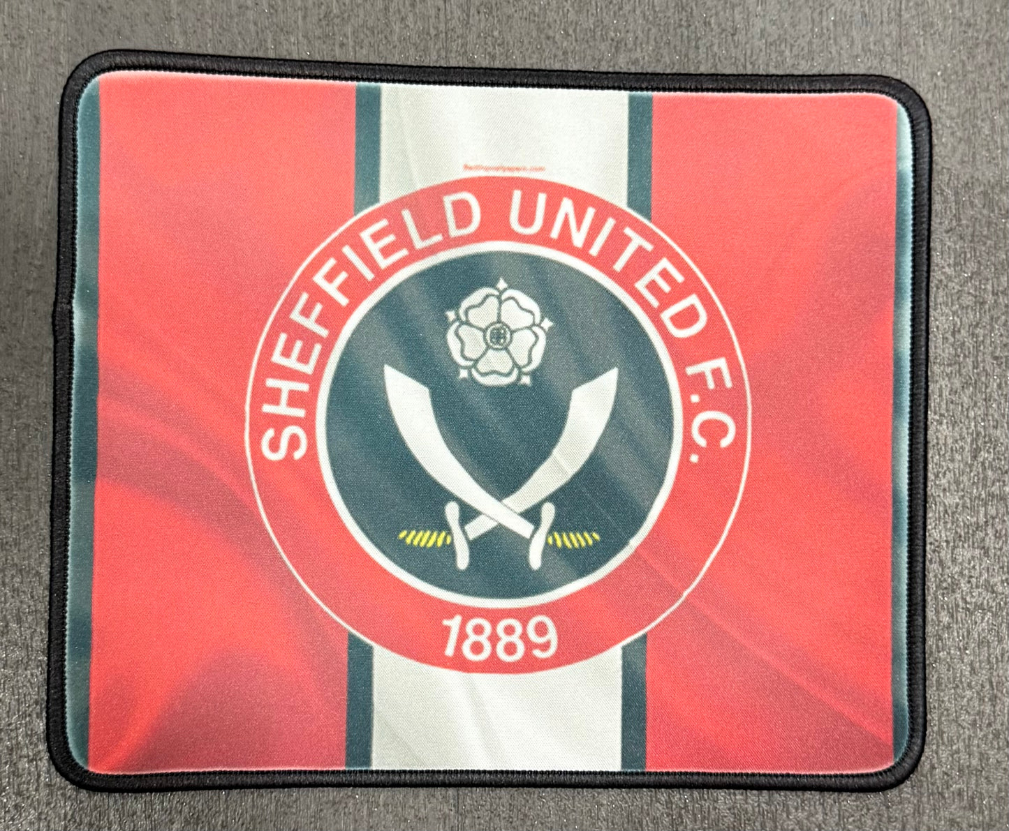 Sheffield United, Football Design, Fabric Mouse Mat, Desk Saver, Gamer, Work, Computer