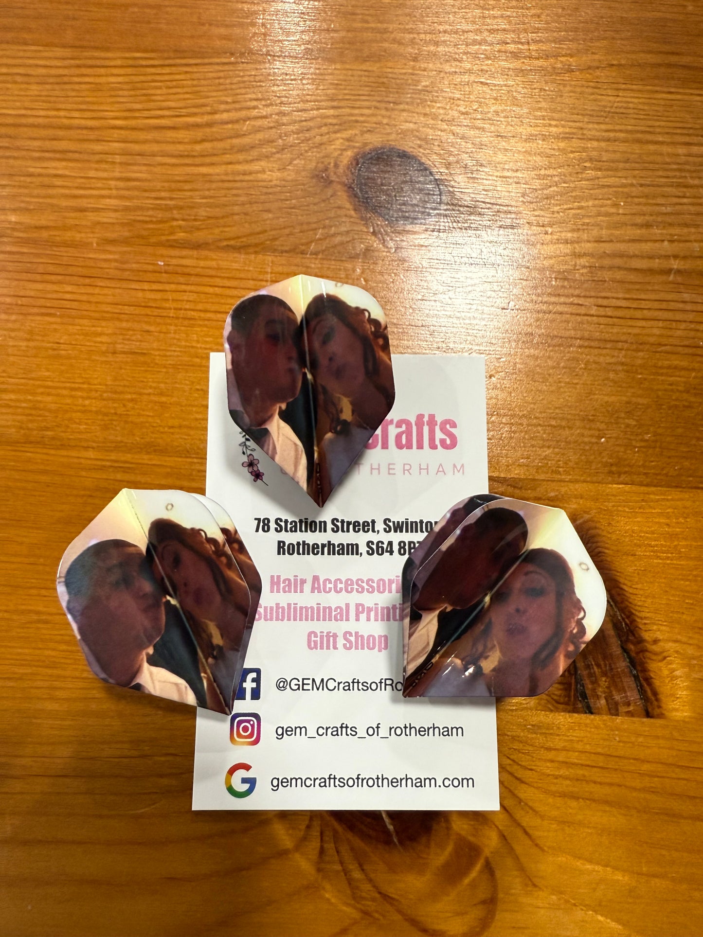 Dart Flyts, Dart Flights, Set of 3, Personalisation