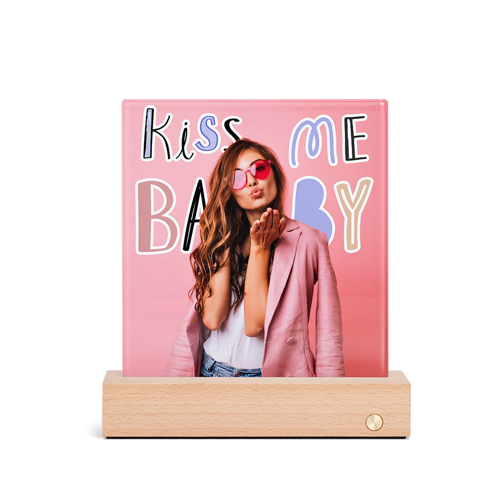 Light up, Personalised Photo Block, Wedding, Anniversary, Family, Memorial, add your photo