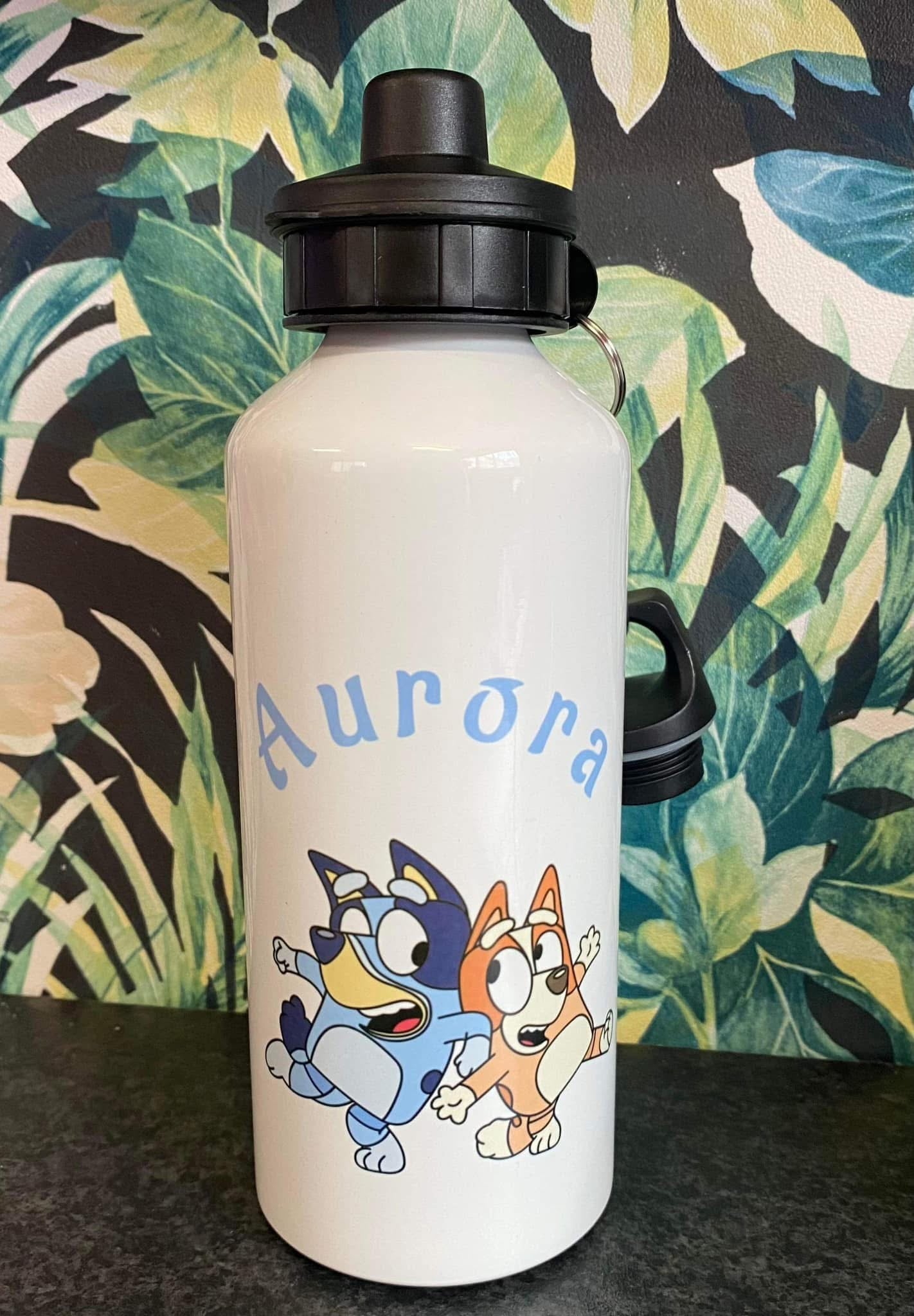 Bluey, Water Bottle, 600ml, Cold, Drinks, Personalised