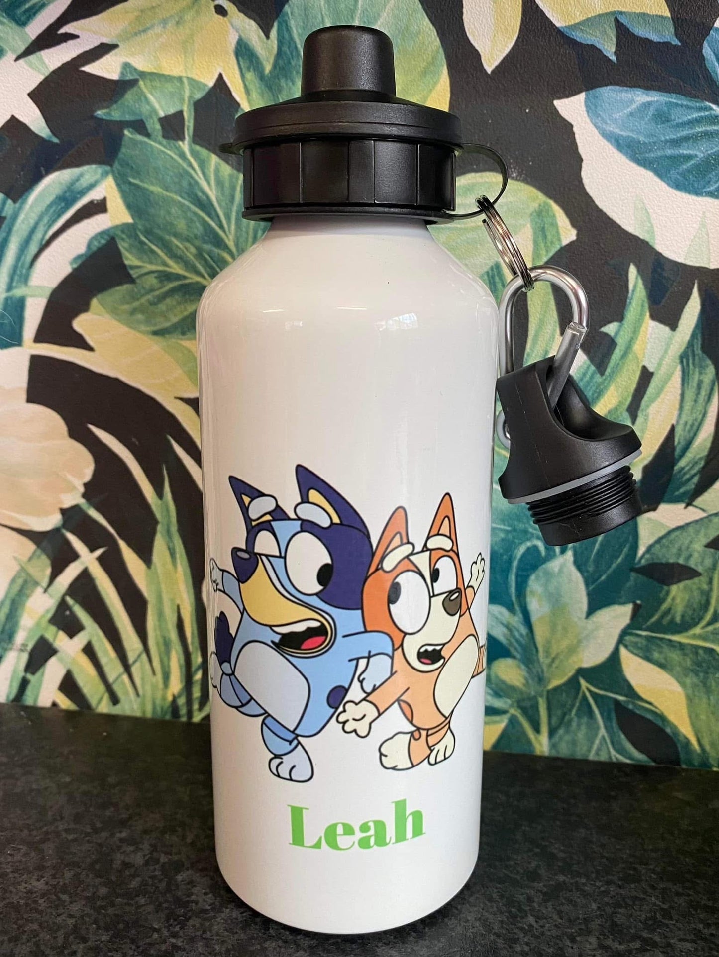 Bluey, Water Bottle, 600ml, Cold, Drinks, Personalised