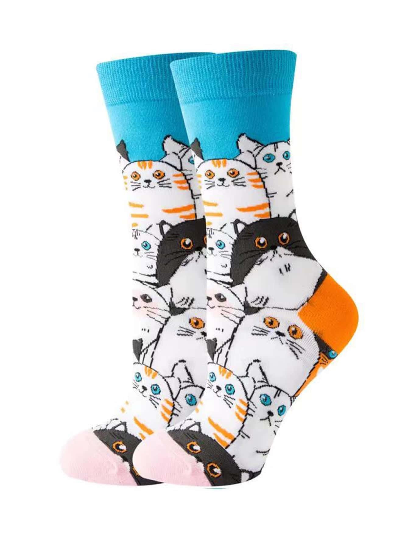Cat Novelty Socks, Adult Socks, Unisex Socks