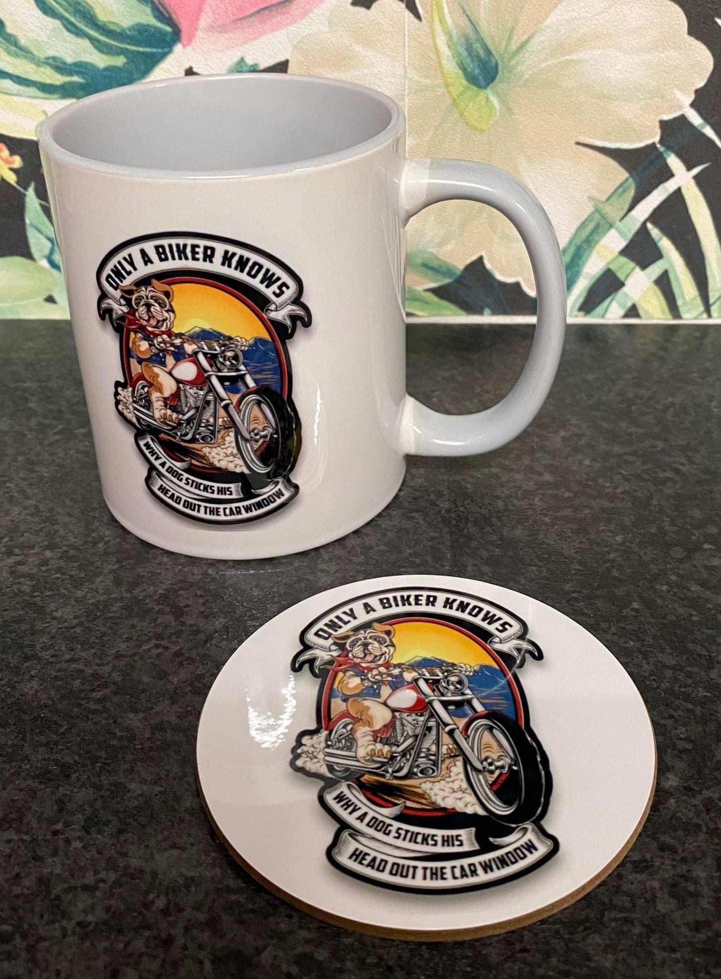 Only a Biker Knows, Ceramic Mug & Coaster, Tea, Coffee