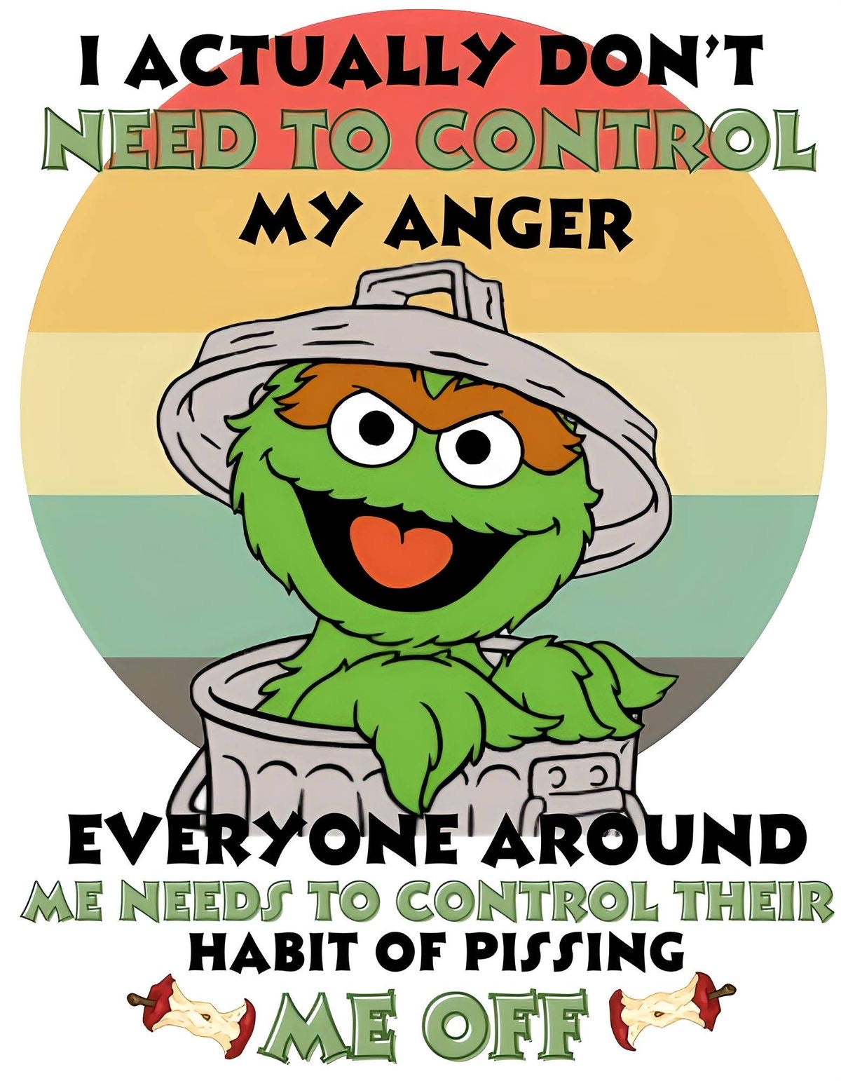 Grouch, Seasame Street, Travel Mug, Thermos