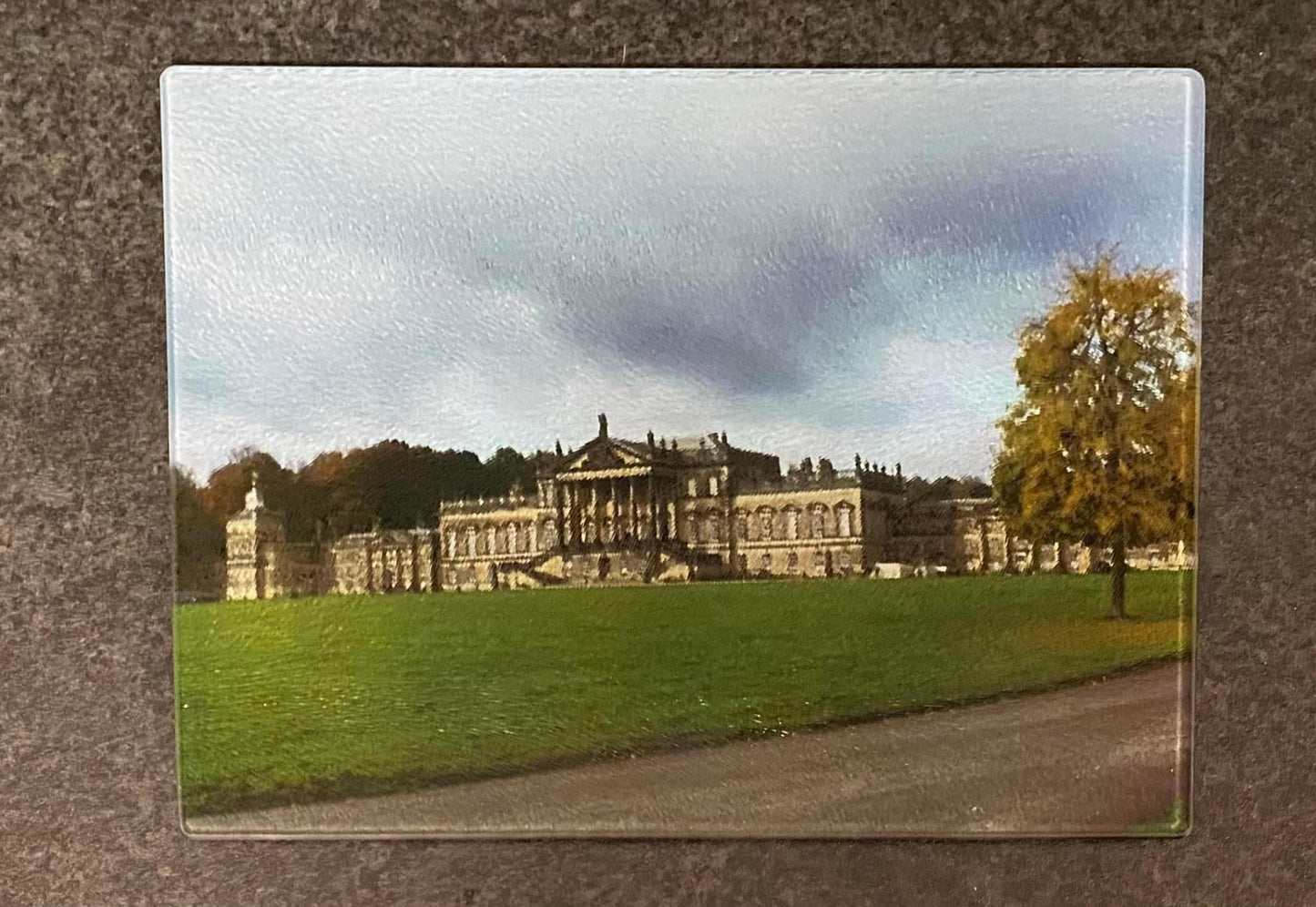 Glass Chopping Board, With Your Picture or Photo, Worktop Saver