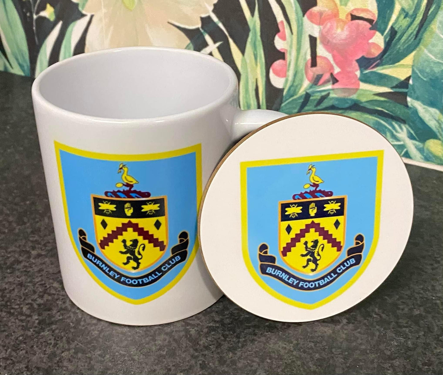 Burnley, Ceramic Mug & Coaster, Football