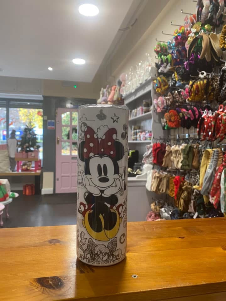 Minnie Mouse, 20oz Tumbler, Insulated, Stainless Steel, Hot & Cold use