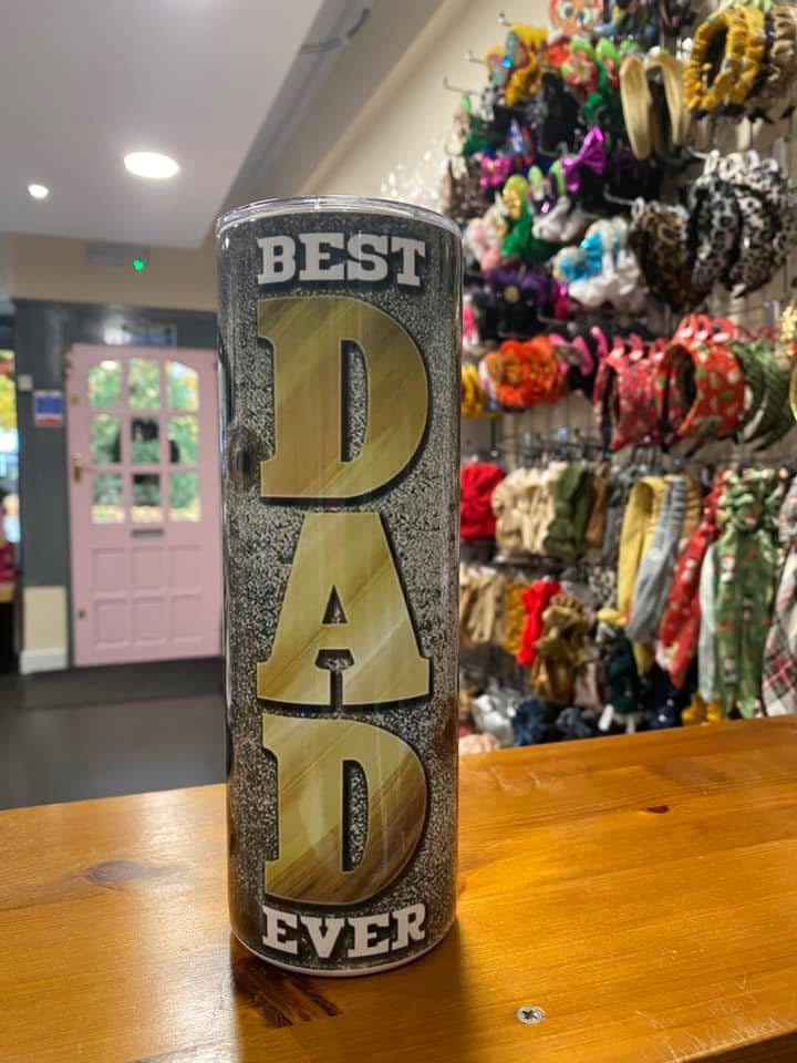 Best Dad, 20oz Tumbler, Insulated, Stainless Steel, Hot & Cold use