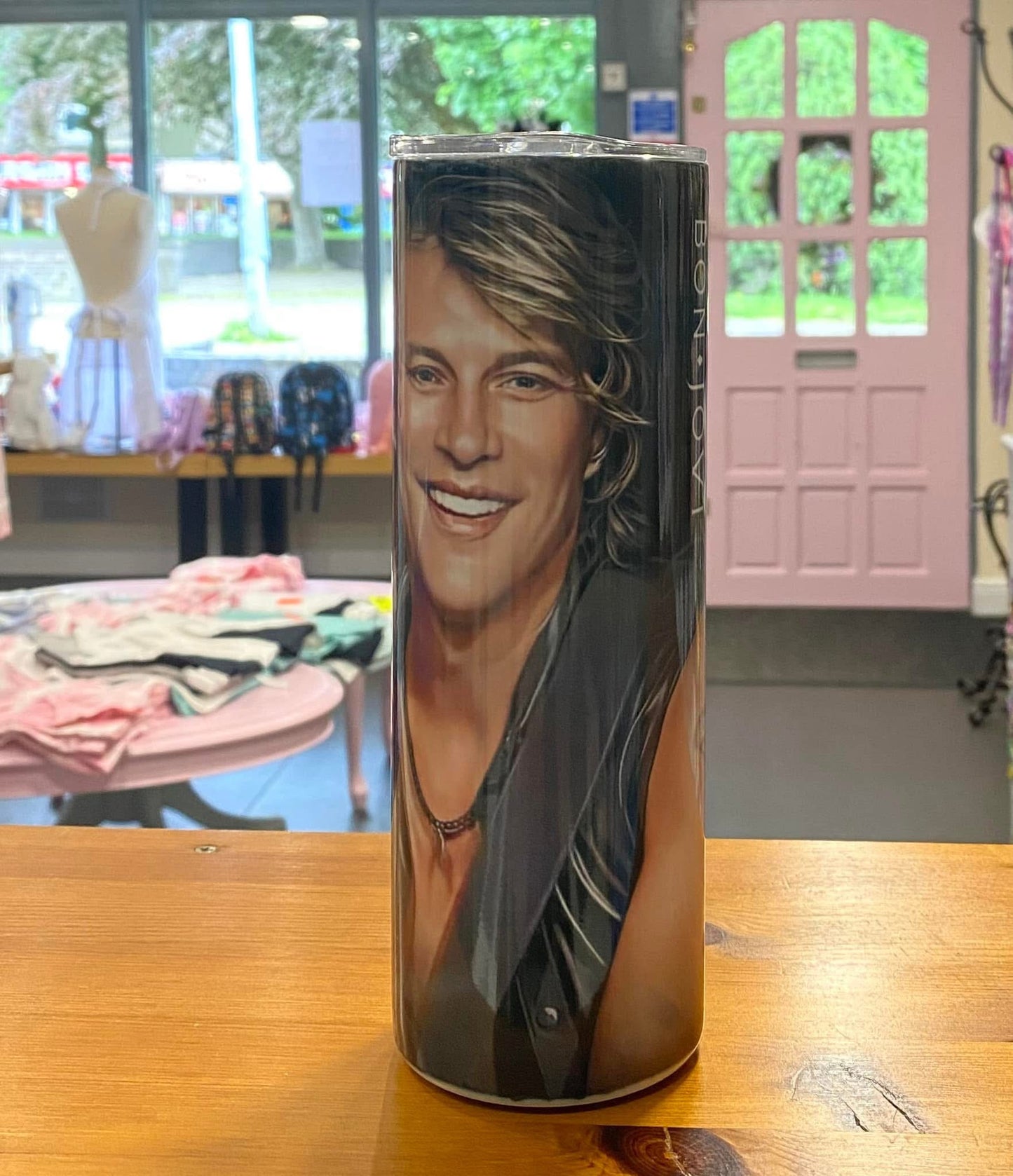 Bon Jovi, 20oz Tumbler, Insulated, Stainless Steel, Hot & Cold use