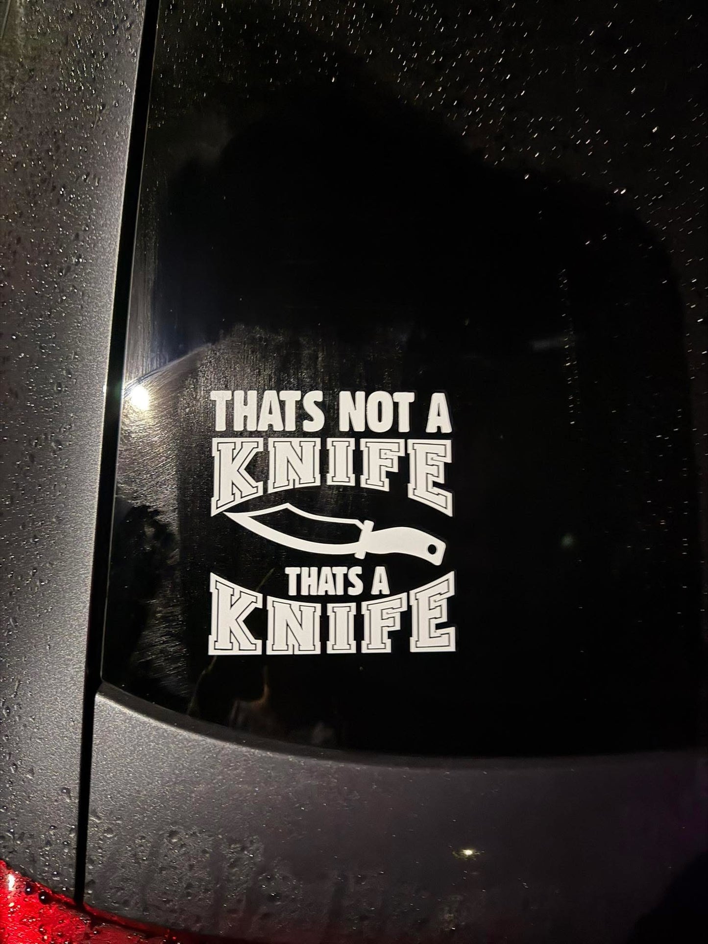 That’s not a Knife, Crocodile Dundee, Car Decal, Car Sticker