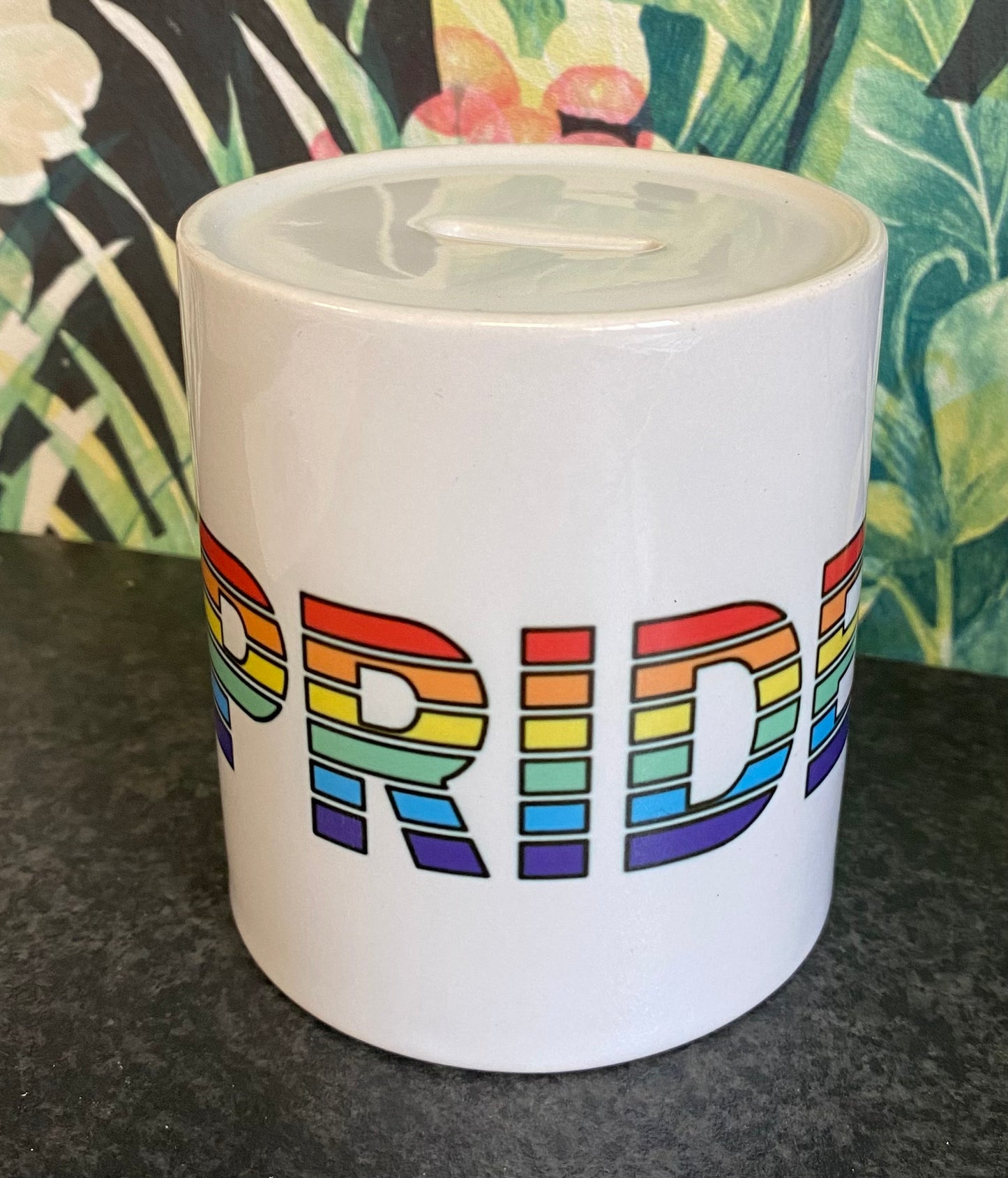 Pride Money Box, Piggy Bank, Savings, Ceramic Money Box, Personalisation