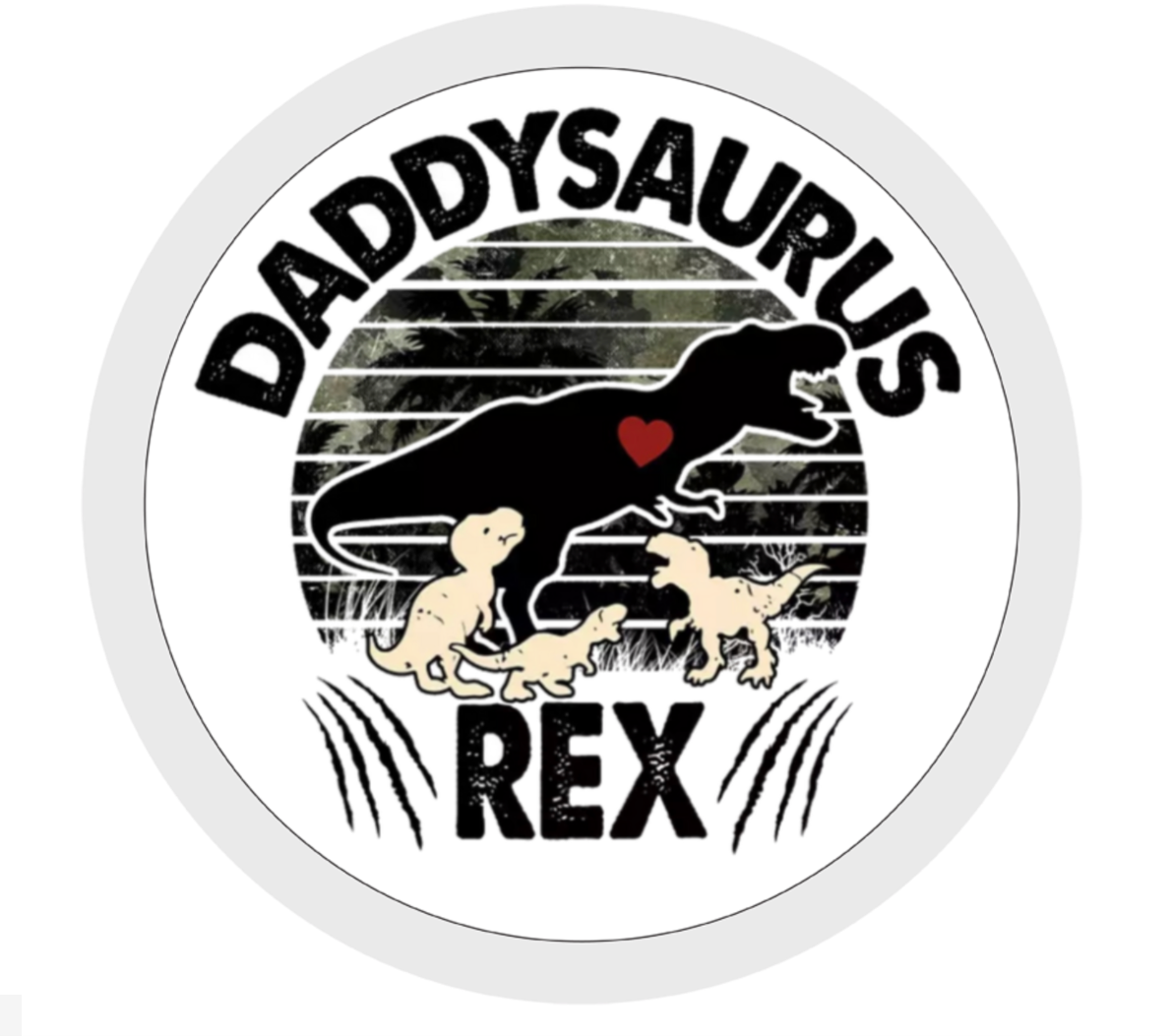 Daddysaurus Rex, Ceramic Mug & Coaster