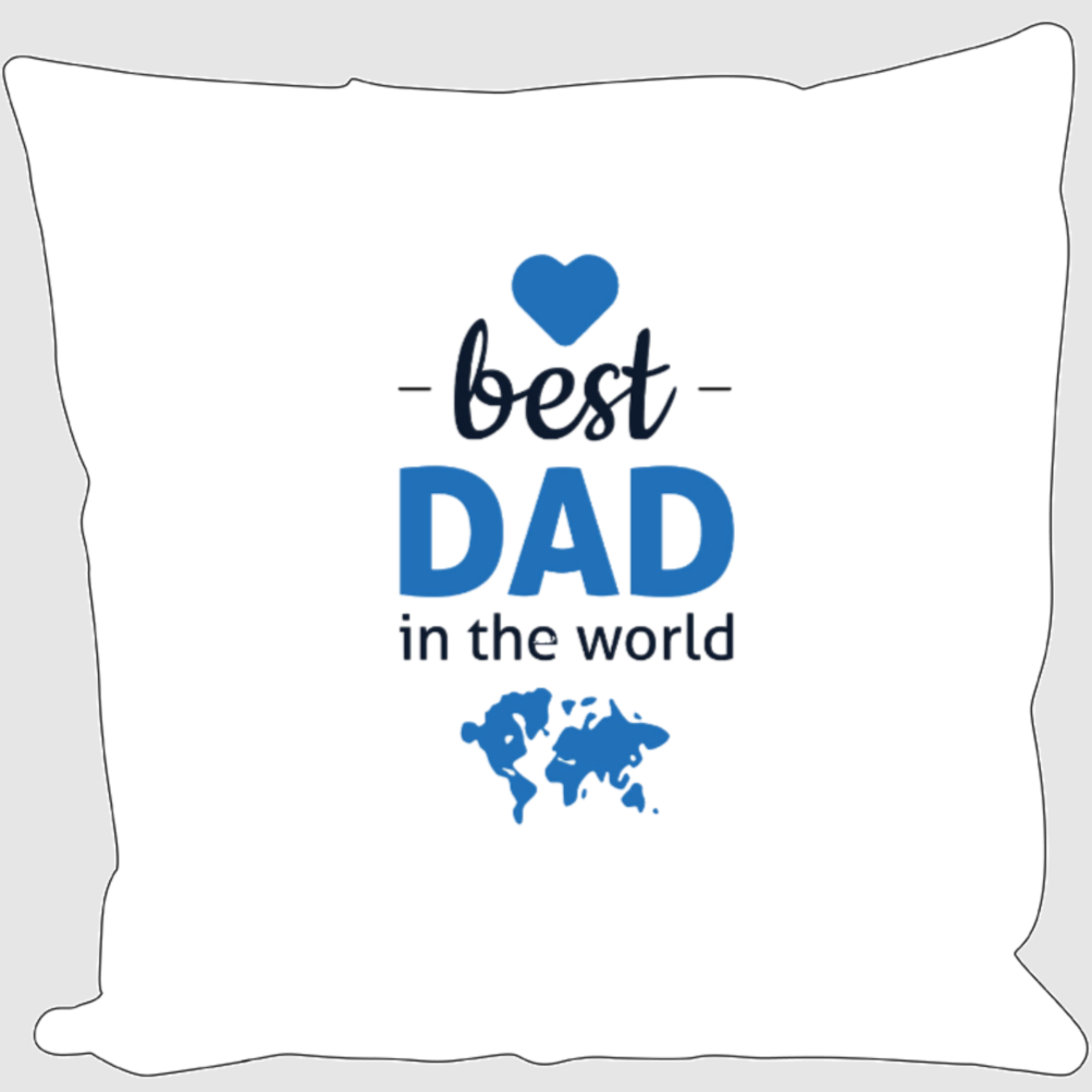 Best Dad in The World, Personalised, Travel Mug, Ceramic Mug, Coaster, Cushion, Water Bottle, Keyring