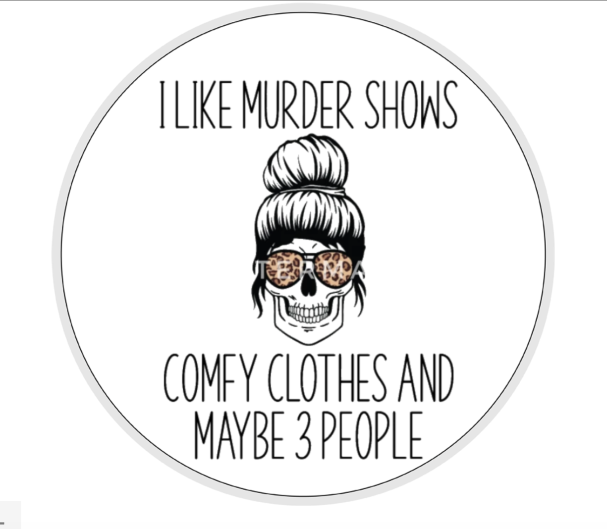 I Like Murder Shows, Ceramic Mug & Coaster