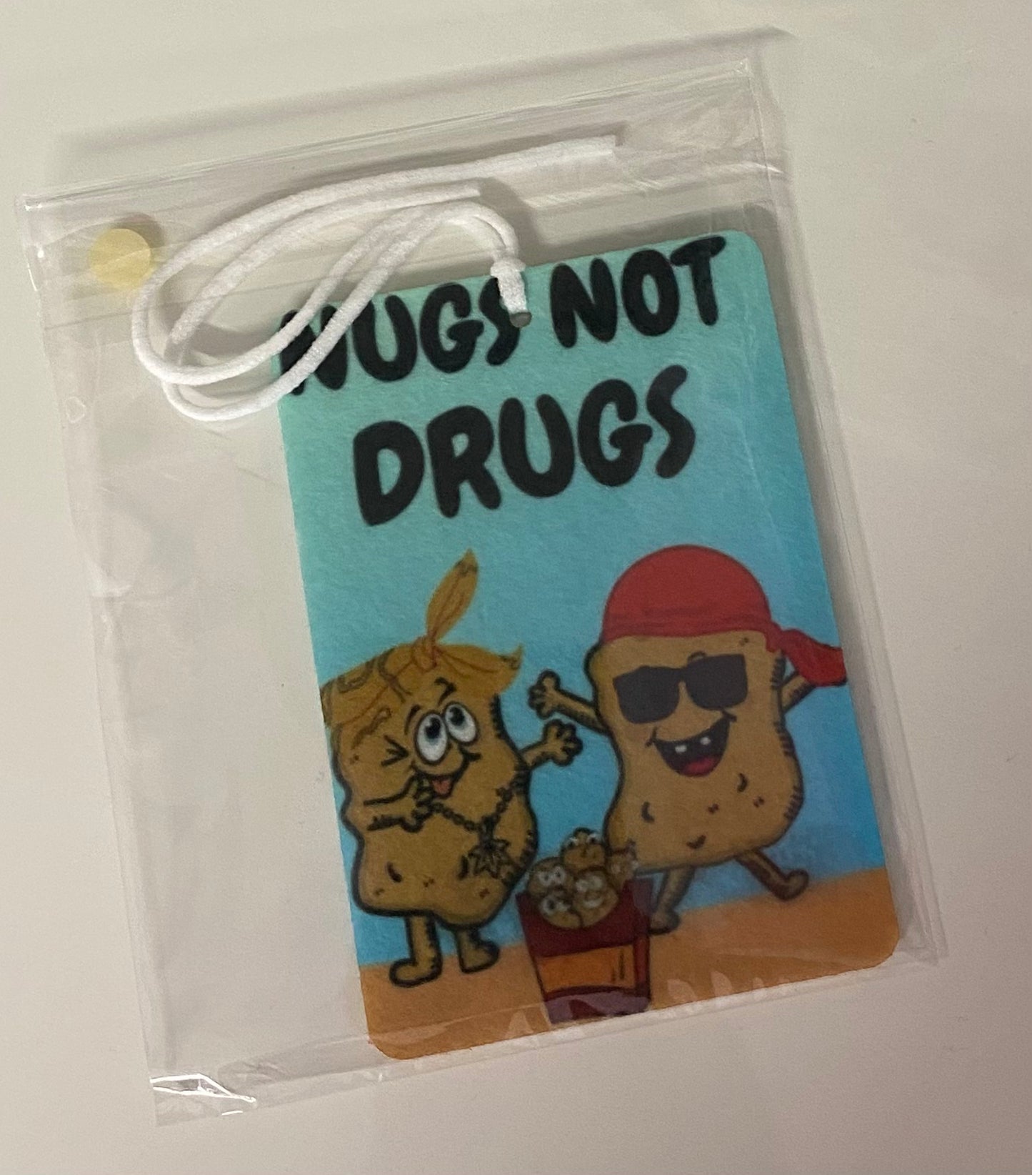 Nugs Not Drugs, Hanging Air Freshener, Car Air Freshener