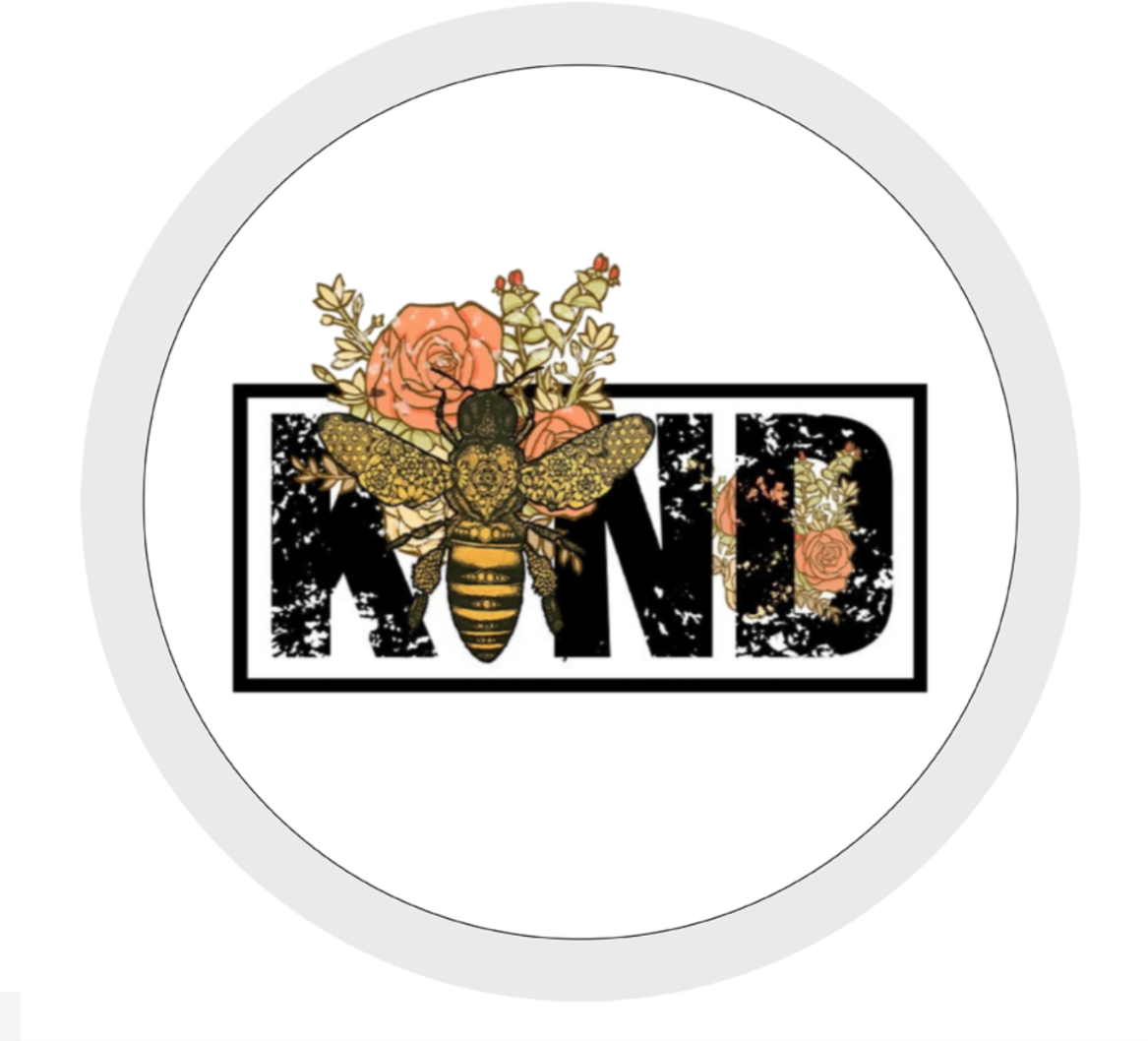 Bee Kind Travel Mug, Ceramic Mug, Coaster