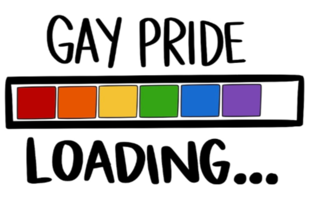 Gay Pride Loading, LGBTQ+ Thermos, Travel Mug