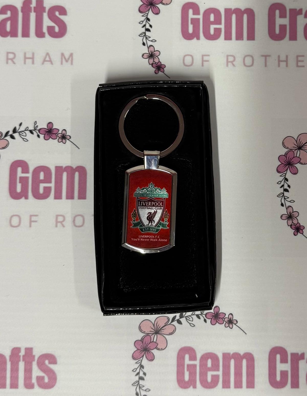Liverpool, Football, You will never walk alone, Metal Keyring, Key Ring