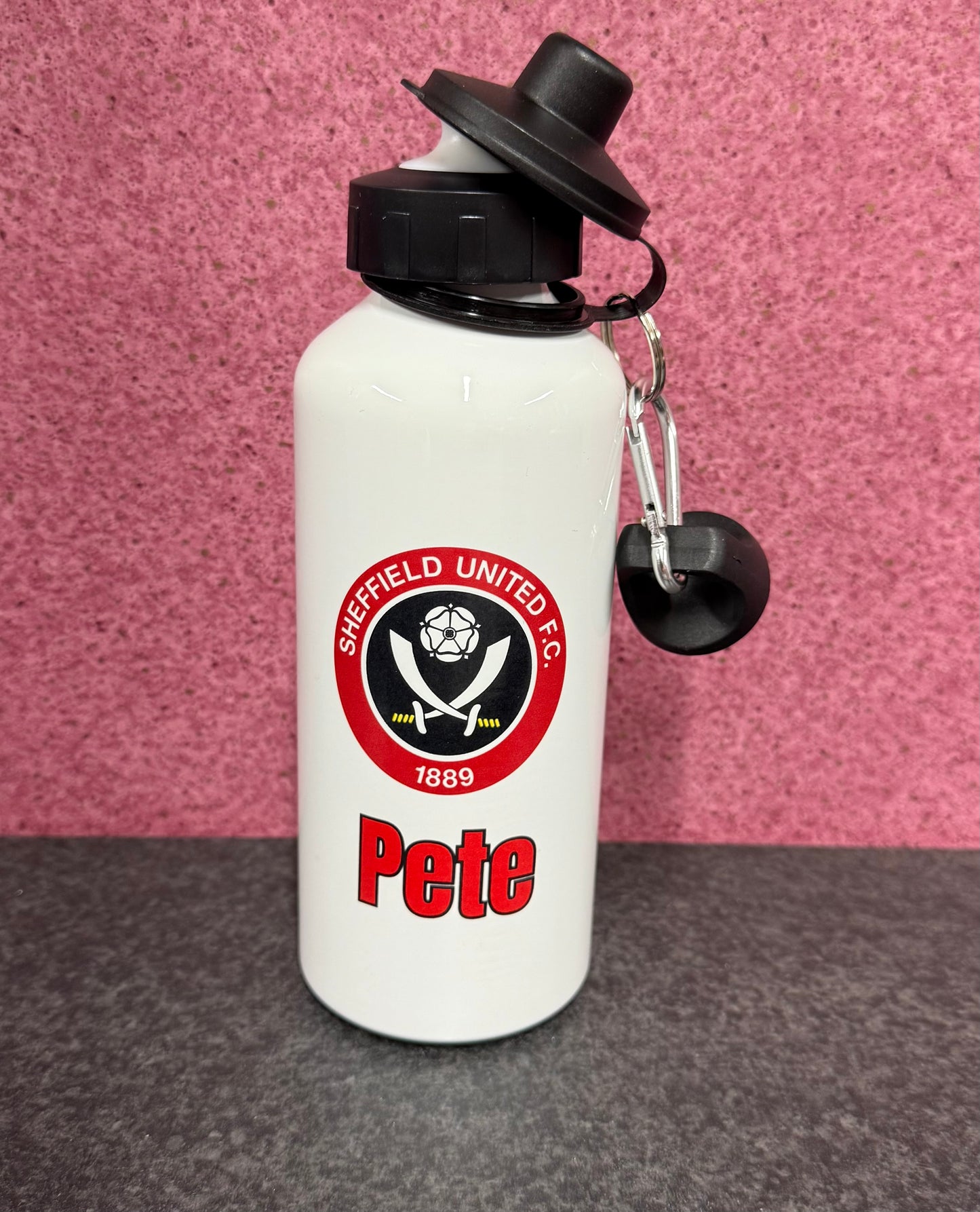 SUFC, Sheffield United, Water Bottle, Football, Personalised