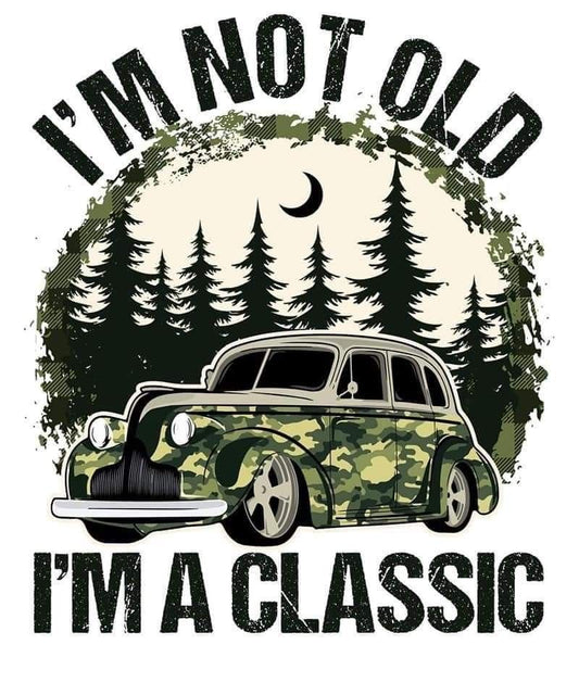 I’m Not Old, I’m A Classic, Coaster, Cushion, Water Bottle, Keyring, Travel Mug