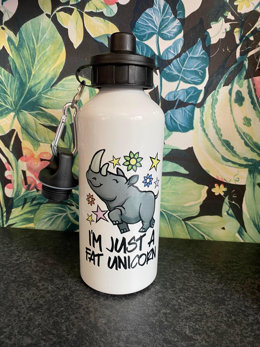 Fat Unicorn, Ceramic Mug, Coaster, Cushion, Water Bottle, Keyring, Travel Mug