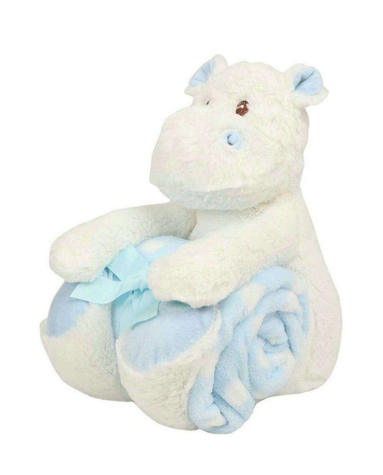 Clearance, Baby Soft Toy & Blanket, Blue Hippo, Boy or Girl, Soft Toy, Last One