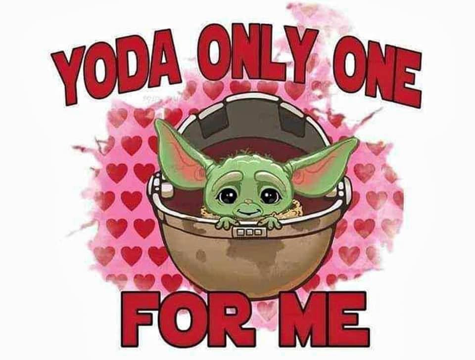 Yoda Only One For Me, Valentines, Ceramic Mug, Coaster, Cushion, Water Bottle, Keyring, Travel Mug
