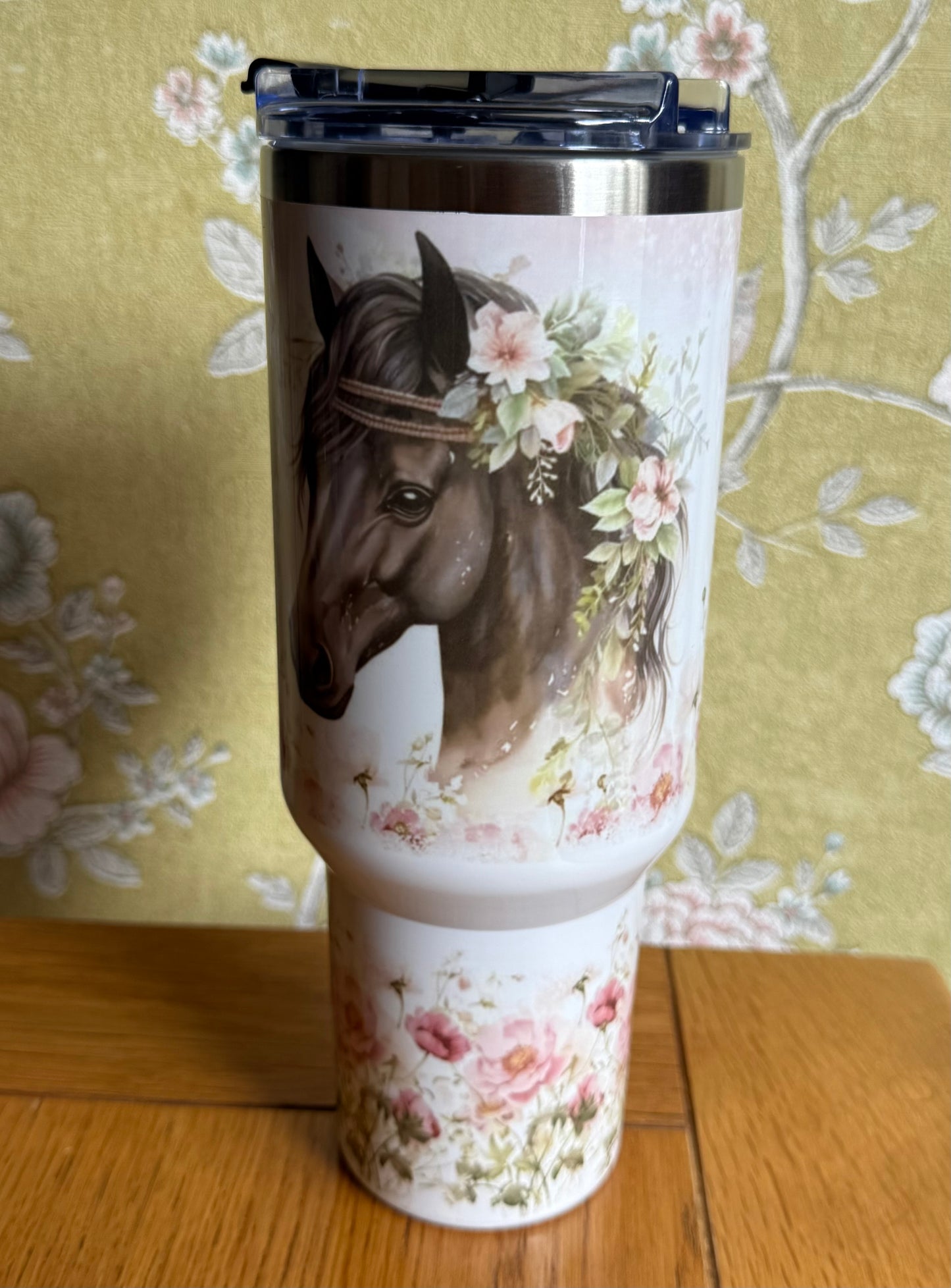 Horse, 40oz Tumbler, 1.1 Litre, Insulated, Stainless Steel, Hot & Cold use, Personalised