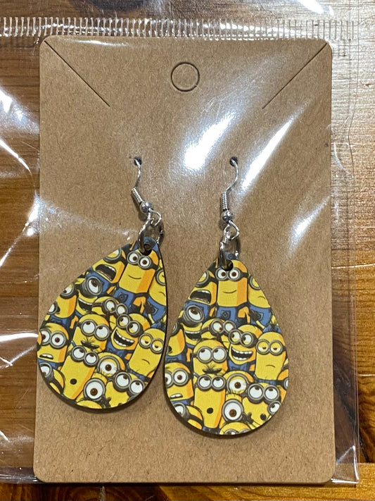 Minions, Handmade Earrings