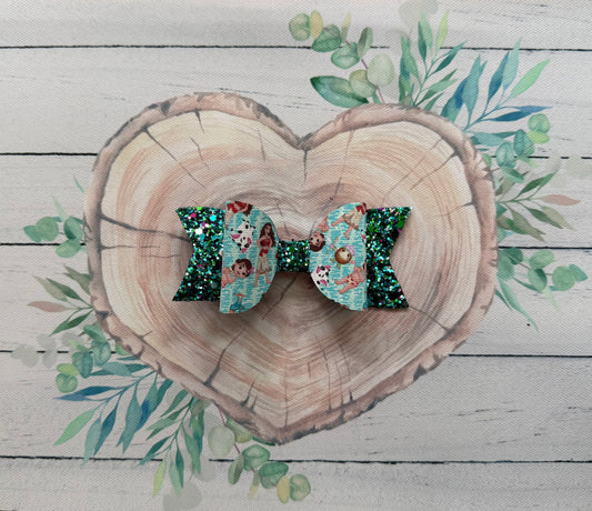 Handmade Moana Hairbow, Hair, Bow, Clip