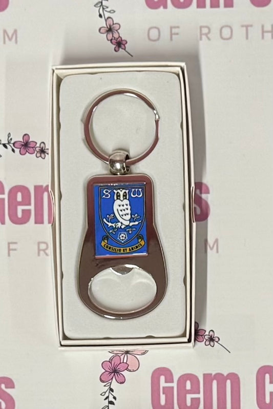 Sheffield Wednesday Football, Metal Bottle Opener Keyring, Key Ring