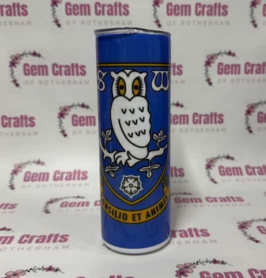 Sheffield Wednesday, SWFC, 20oz Tumbler, Insulated, Stainless Steel, Hot & Cold use