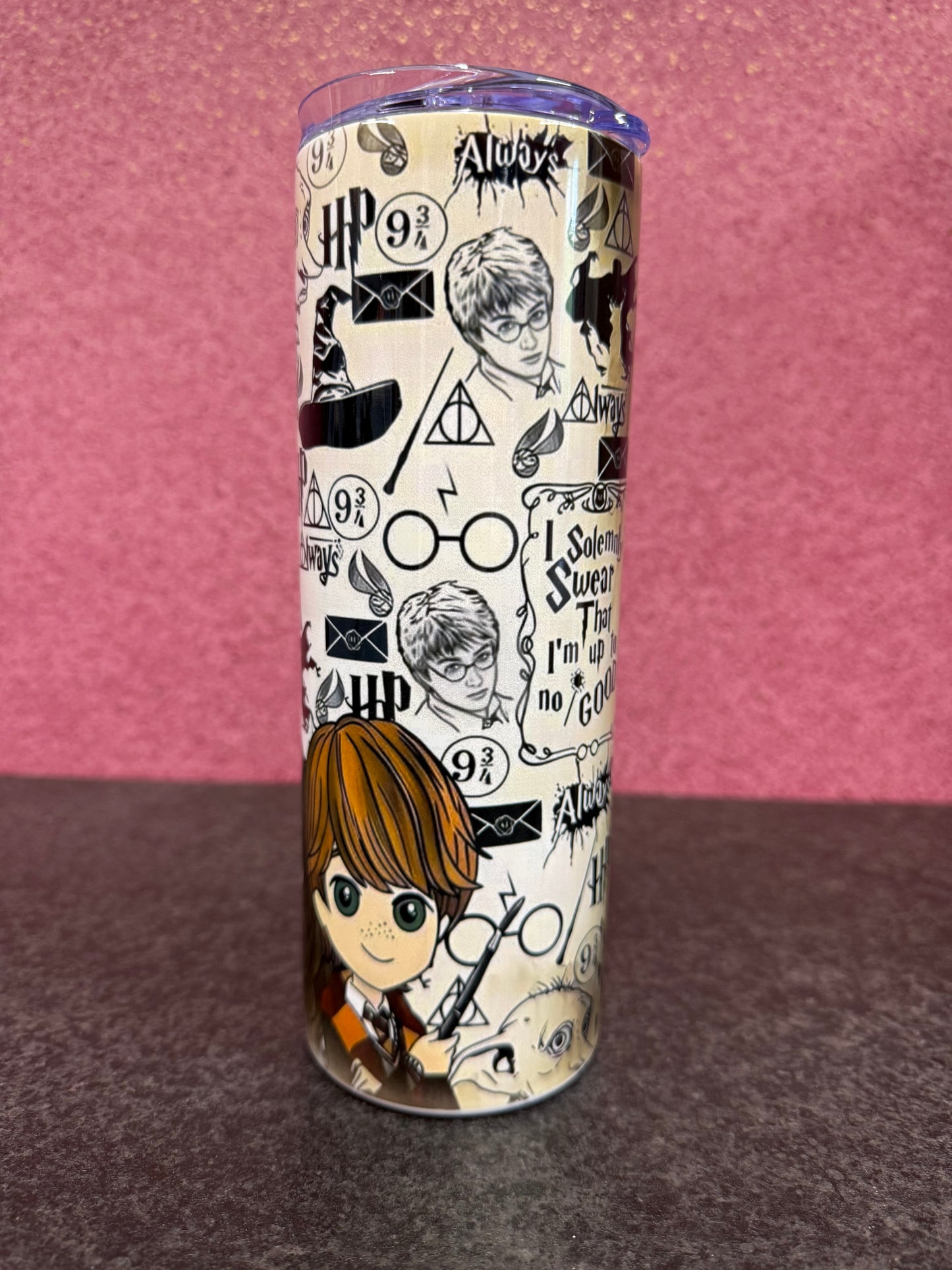 Harry Potter, 20oz Tumbler, Insulated, Stainless Steel, Hot & Cold use