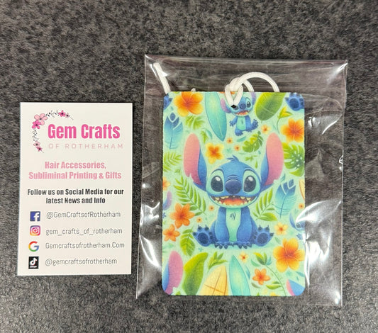 Stitch, Hanging Air Freshener, Cute Car Air Freshener