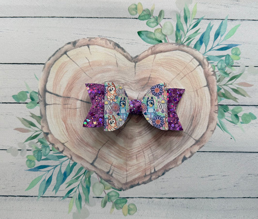 Handmade Bingo Hairbow, Pink, Hair, Bow, Clip
