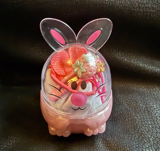 Easter Bunny Filled with Hair Accessories, Plastic Bunny, Animal, Kids, Gift