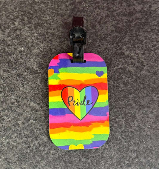 Pride Luggage Tag, Personalised, Suitcase, Bag, Funny, Quote, Holiday