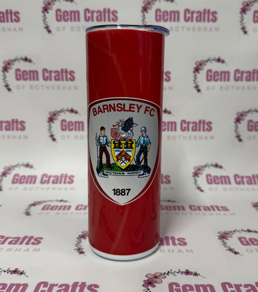 Barnsley, 20oz Tumbler, Insulated, Stainless Steel, Hot & Cold use, Personalised