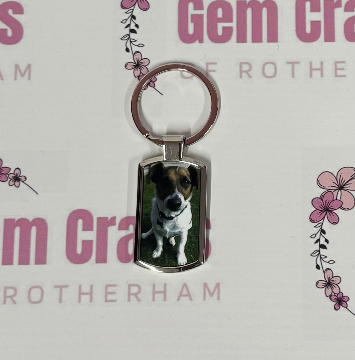 Your Picture on a Keyring, Metal Keyring, Key Ring
