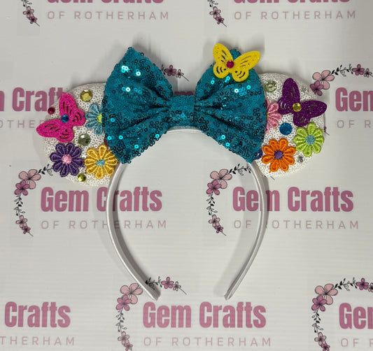 Mouse Ears, Mirabel, Butterfly, Headband