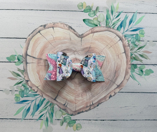 Handmade Olaf Hairbow, Hair, Bow, Clip