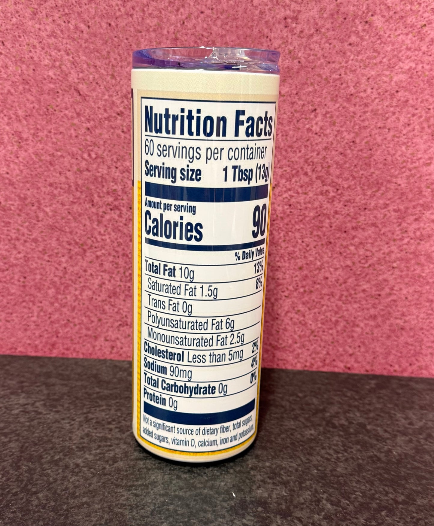 Mayonnaise, 20oz Tumbler, Insulated, Stainless Steel, Hot & Cold use