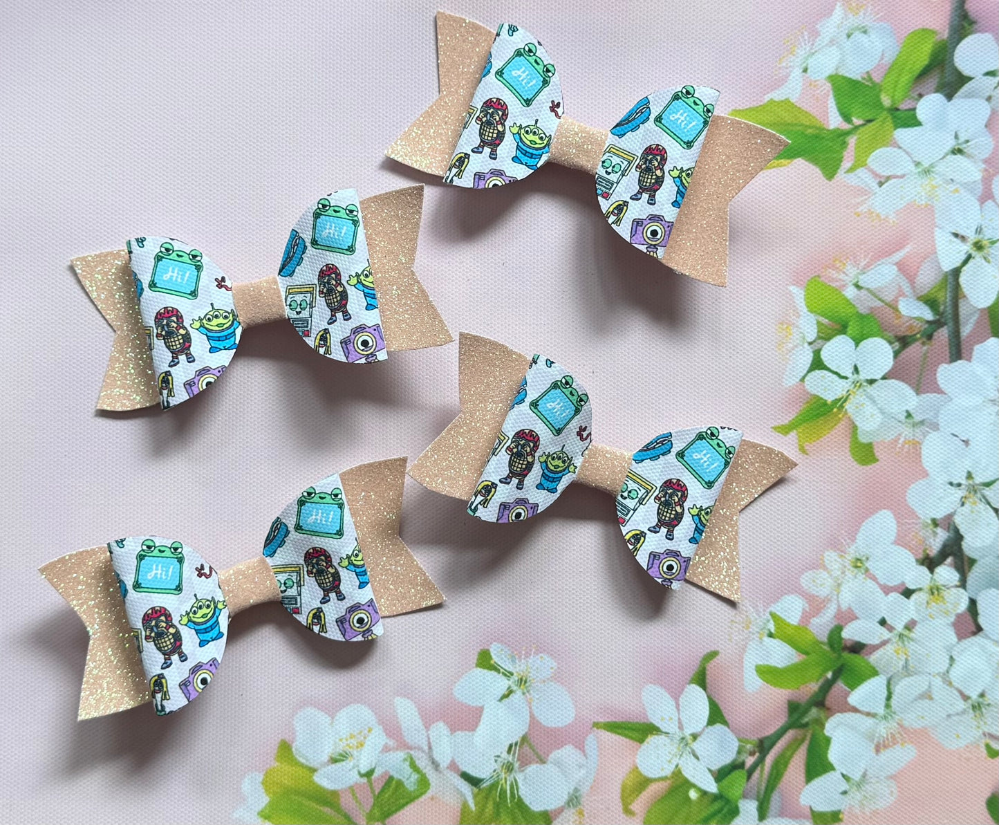 Handmade Toy Story Hairbow, Hair, Bow, Clip