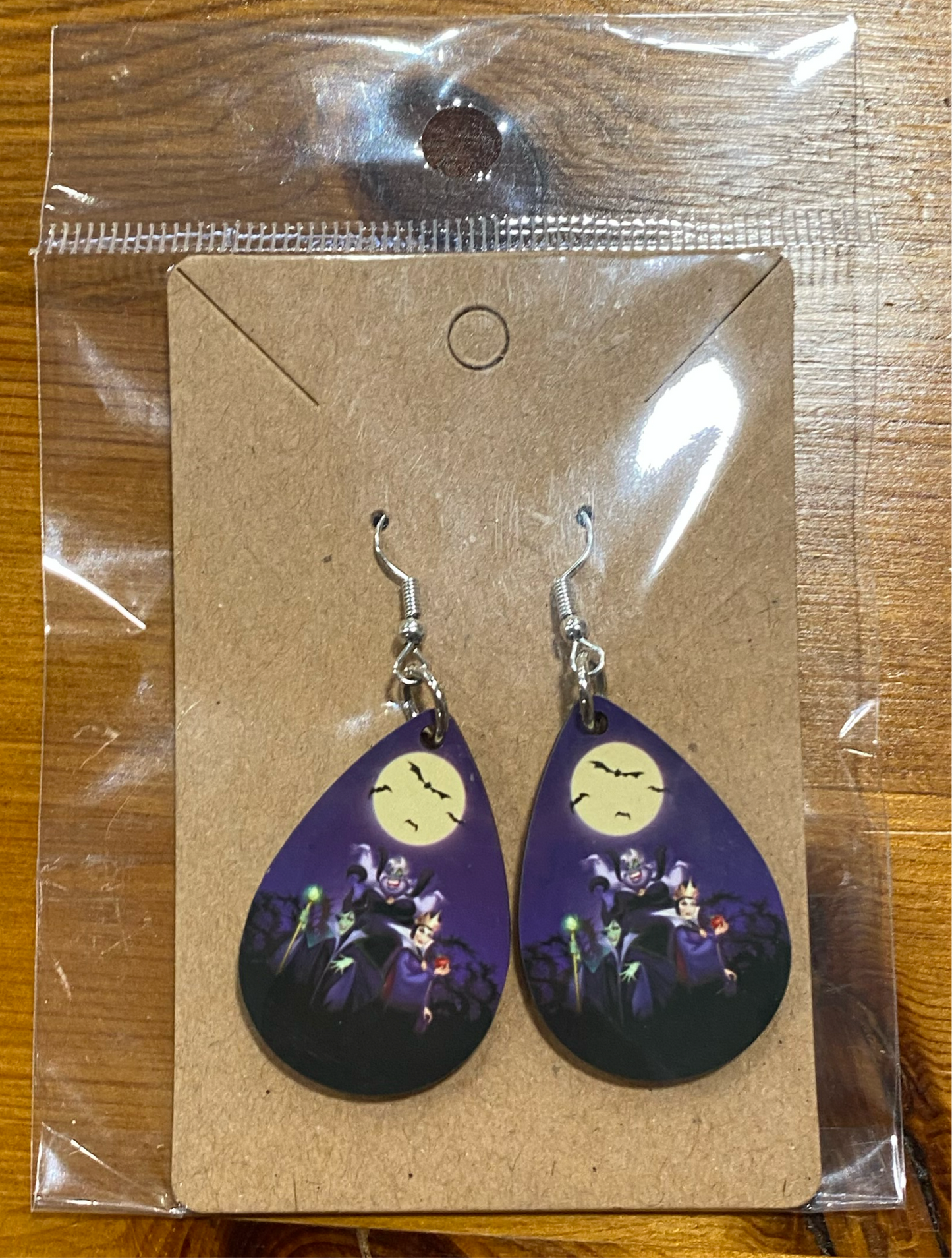 Handmade Earrings, Villians, Ursula, Evil Queen, Maleficent