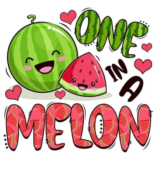 One in a Melon, Valentines, Coaster, Cushion, Water Bottle, Keyring, Travel Mug