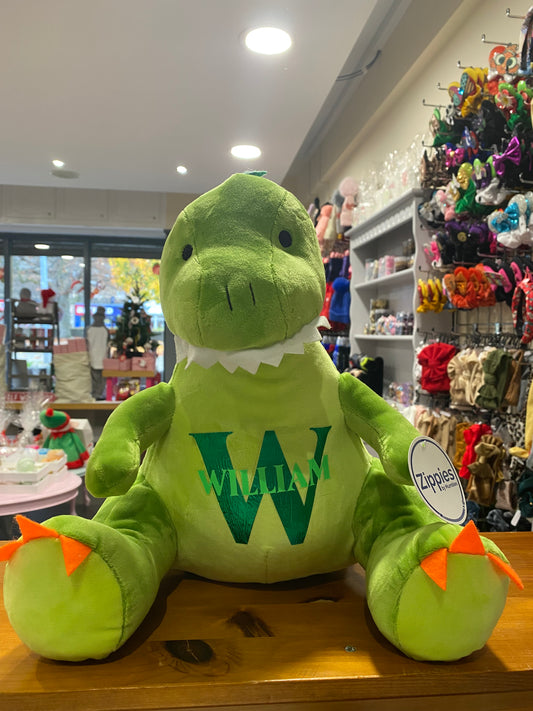 Dinosaur, Mumbles Bear, Personalised Soft Toy
